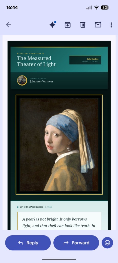 The Measured Theater of Light - Johannes Vermeer